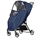 newyoo Universal Regenschutz für Kinderwagen, Regenverdeck für Buggy und Sportwagen, Blau