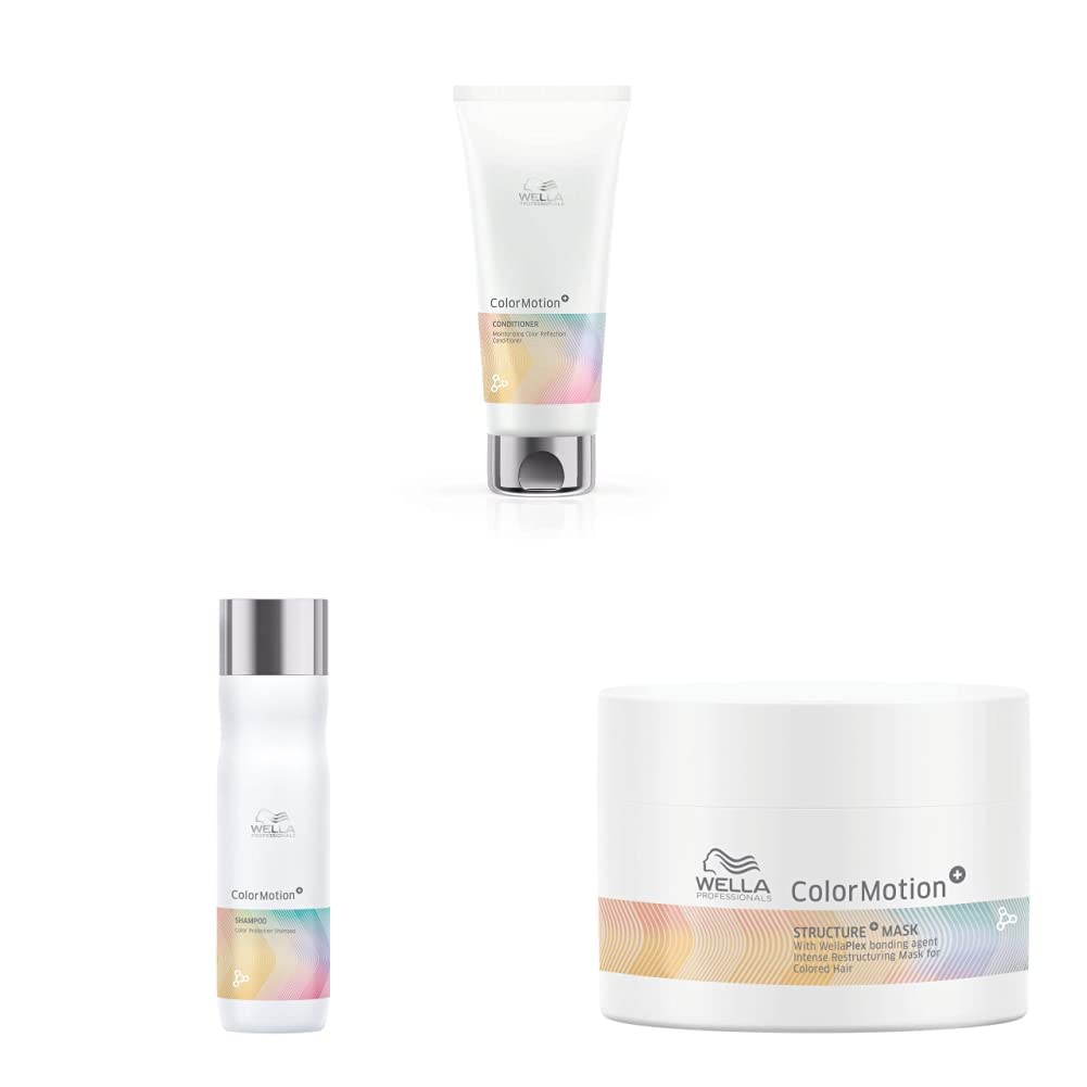 Wella Professionals ColorMotion + Regime for Color Protection and Strength - Shampoo 250ml, Conditioner 200ml and Mask 150ml set-image-12