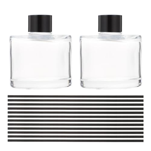 Set Difusor Aromaterapia 50ml con Palitos Rattan Negro
