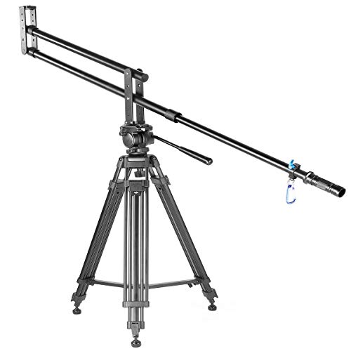 Preeyawadee 6.5ft/2m Camera Jib Crane Carbon Fiber Camera Crane Jib Arm Crane Video Camera Crane