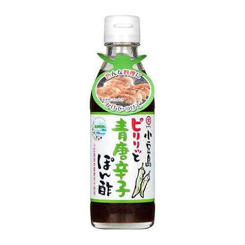 小豆島ピリリッと青唐辛子ぽん酢 200ml【 タケサン ぽん酢 ぽんず ポン酢 本鷹唐辛子 ゆず 柚子 いよかん ピリ辛 サラダ 餃子 しゃぶしゃぶ 鍋 】 (1本)