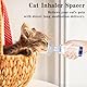 GOVNPJ Aerosolkammer,Inhalator Spacer für Katzen oder Hundefür Haustiere, mit Maske, hilft Haustieren beim Atmen und bei der Abgabe von Medikamenten