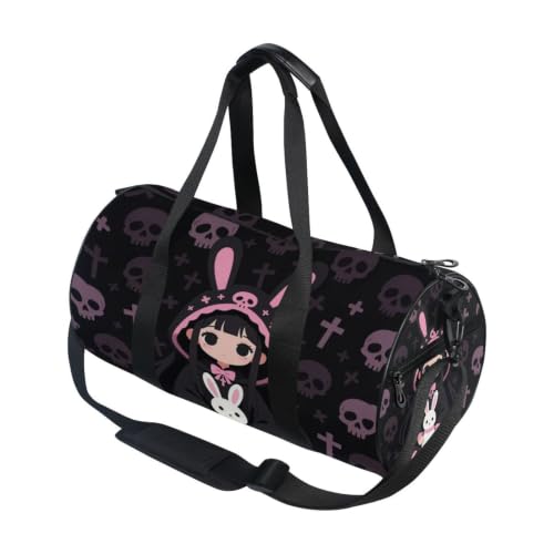 Bolsa de deporte redonda y ligera con bolsillo interior para el gimnasio