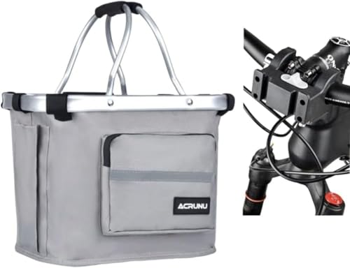 Runsweat���f���܂肽���ݎ��t�����g�o�X�P�b�g���O���\10 kg�ω׏d�h���}�E���e���o�C�N/�I�t���[�h�o�C�N/�d�C�����ԑ�e�ʃV���b�s���O�o�X�P�b�g�ȒP�Ȏ��t�� ([�X�^���_�[�h�@�֎ԃn���h���x�[�X],�A���~�n���h���o�b�N���o�b�O(�O���[)) 