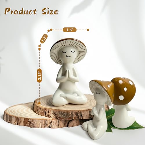 Figura Decorativa de Hongo de Resina miniatura 4