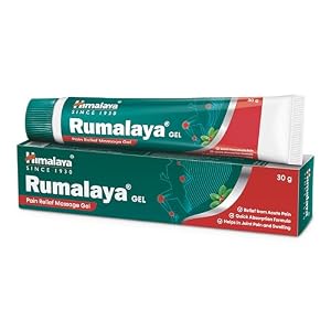 Himalaya Herbals Rumalaya Quick Relief Massage Topical Gel with Active Herbal Ingredients Help Increase Flexibility for a Soothing and Relaxing Effect, Clinically Tested – 30g