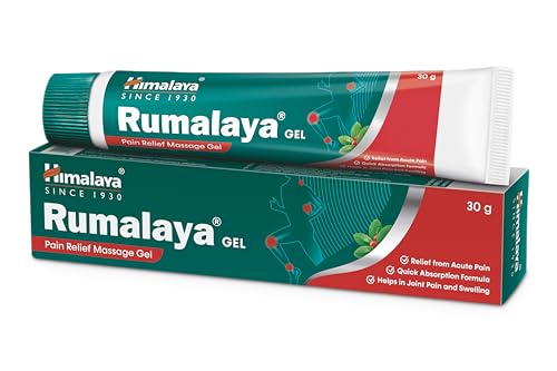 Himalaya Herbals Rumalaya Quick Relief Massage Topical Gel with Active Herbal Ingredients Help Increase Flexibility for a Soothing and Relaxing Effect, Clinically Tested - 30g