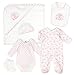 Produktbild Disney Baby Set Mädchen weiß rosa | Motiv: Minnie Mouse | Baby Erstausstattung für Neugeborene & Kleinkinder | Größe: 3-6 Monate (68)
