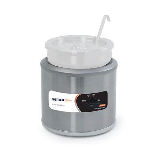 Nemco - 6100A - Calentador de alimentos redondo para encimera de 7 cuartos de galón