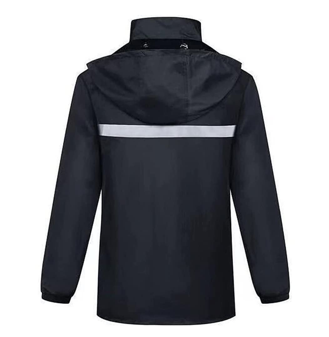 Poncho Antipioggia Impermeabile Impermeabile Tute Rain Gear Ciclismo Rain Coats Cover Men Rain Poncho Jacket Mantella Antipioggia(XXL)
