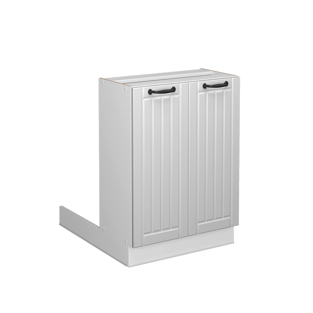 Vicco Kitchen island Fame-Line, White country house, 60 cm without worktop, for expansion and combination with additional kitchen modules — image 1