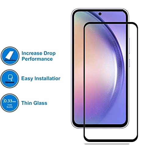 Image of ZARALA Tempered Glass Guard For [ Realme Narzo N55 / Realme C55 ] Full Glue Cover Edge To Edge Tempered Glass for [ Realme Narzo N55 / Realme C55 ] with easy installation kit