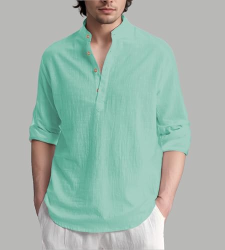 Image of Slim Fit Short Kurta for Men and Boys.(KRT BTN06, Navy Blue)