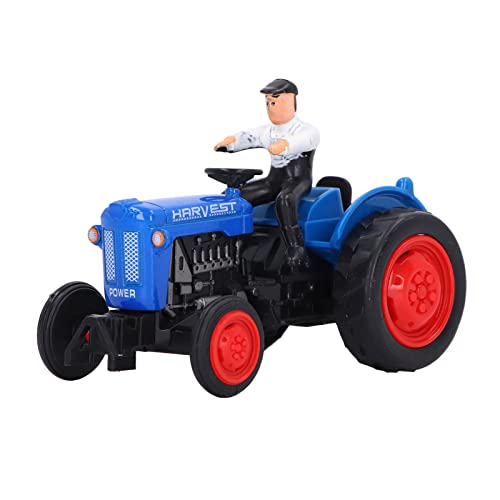 Bauernhof-Traktor-Spielzeug, kognitive Entwicklung, Kinderzimmer-Spielzeug, hören Sie auf, zu Hause zu Spielen! Blau