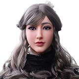 Realistic Silicone Head Mask Female Face for Transgender Crossdresser Shemale Drage Queen Transvestism