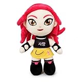 Grupo Moya - Peluche K-Pop 20 cm Mira, Muñeca Idol Coreano Oficial, Figura Suave y Abrazable, Colección K-Pop, Merchandising Oficial, Regalo para Fans, (Rosa)