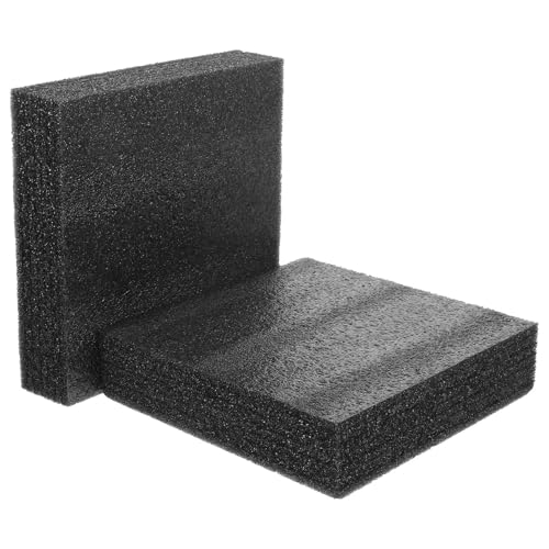 ABOOFAN Panneau de Mousse Noire Epe 2pcs, Doublure D'emballage Polyvalente et Résistante à L'usure pour et Rembourrage Rapide