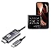 BoxWave Cable Compatible with Motorola Razr (2022) - SmartDisplay Cable - USB Type-C to HDMI (6 ft), USB C/HDMI Cable for Motorola Razr (2022) - Jet Black