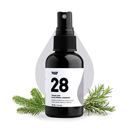 28 Hydrating Face Spray, Energizing Natural Facial Spray, Organic Face Mist Spray Infused with Essential Oils (Trailblazer - Black Spruce and Rosemary) - Way of Will