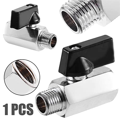 Vanne 1/4 bsp mâle femelle mini robinet à tournant sphérique en laiton - 3
