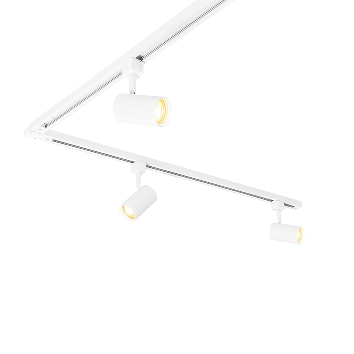 QAZQA iconic jeana - Moderno - 6 luce - L 286 cm - Bianco - Moderno - Soggiorno I Camera da letto I Sala da Pranzo I Cucina