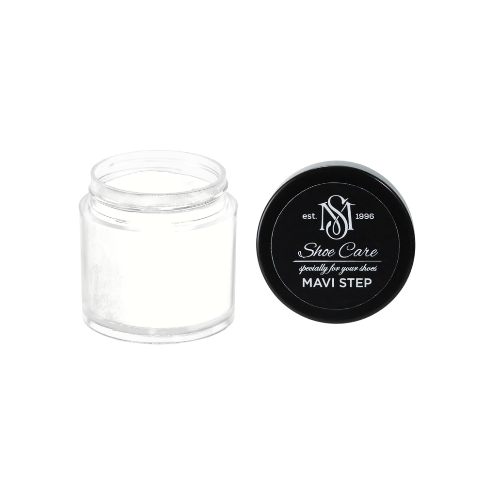 Crème réparatrice cuir blanc pur MAVI STEP efface rayures et griffures