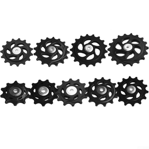 Ruedas de polea de desviador trasero de alta precisión para bicicletas de montaña y carretera (14T)
