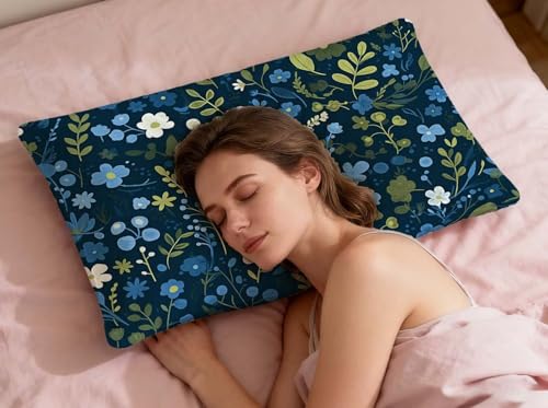 Housse de coussin velours 60x80 fleur pour un salon cosy - 7