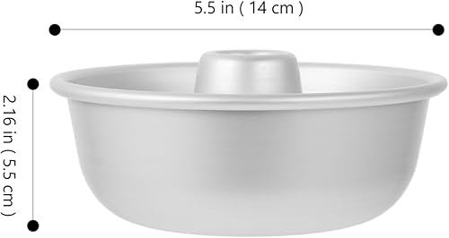 Miniatura 6 de Luxshiny Jabón Ángel Alimento Pastel Pan Pound Tubo Pan Hueco Pastel Estaño Molde de Pastel Antiadherente Molde de Donut Moldes para Hornear Tartas