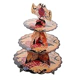 Support à cupcakes d'halloween : peut utilisé pour présenter des gâteaux, des cupcakes, des muffins, des biscuits, des aux œufs et plus , support à cupcakes d'halloween