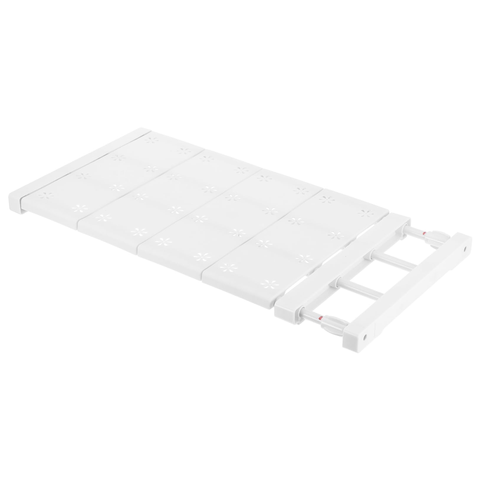 Ciieeo Organizer Expandable Shelf Tension Rod Shelves Space-Saving Heavy Duty Construction