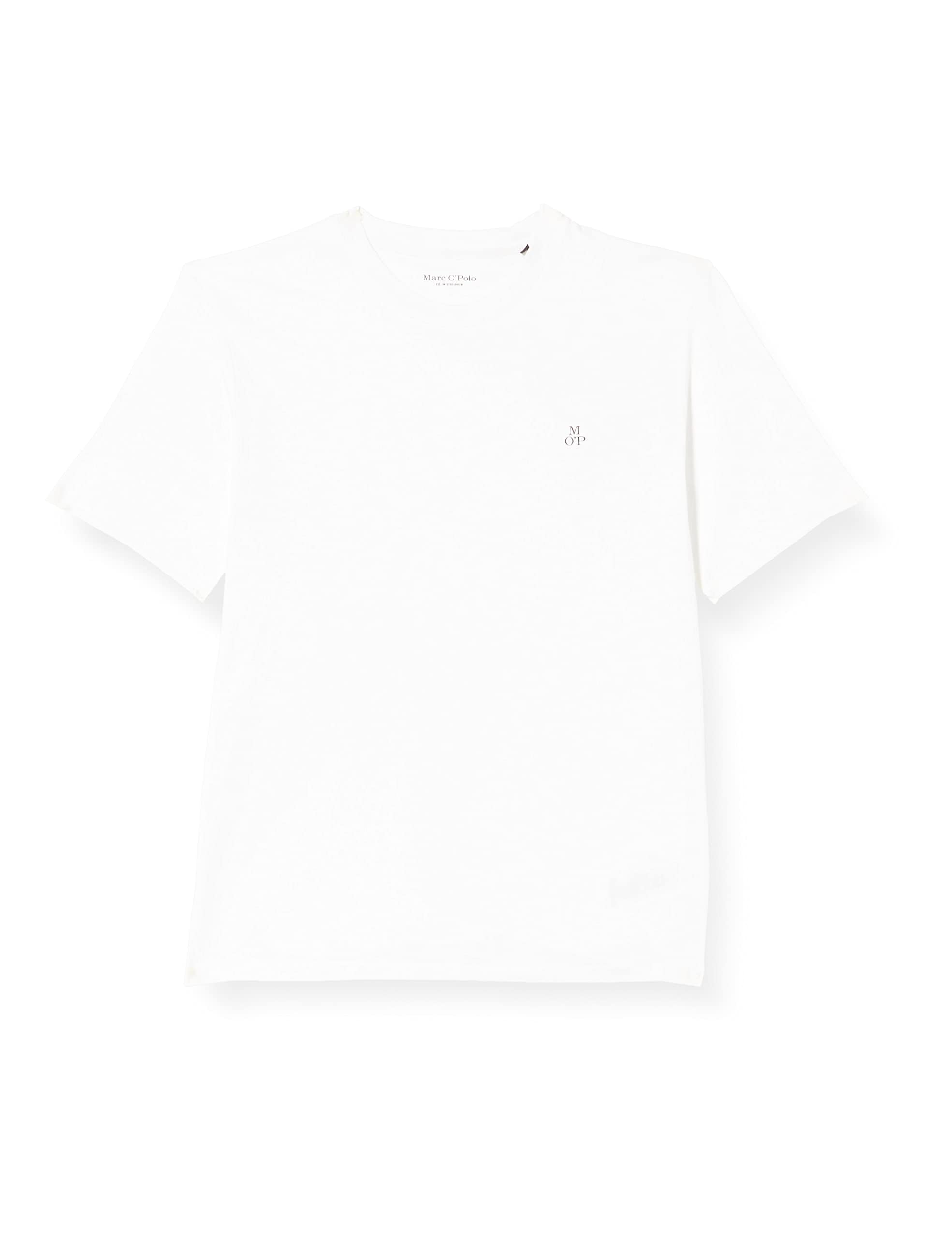 Marc O'polo Men's White Marc Oߴpolo Organic Cotton T-Shirt With Round Neck, (White), Xxl