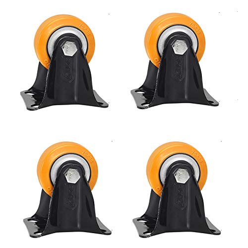 Roulettes robustes de 6 pouces verrouillables pour stopper les vibrations du transport