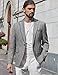 COOFANDY Mens Linen Blazer Casual Sport Coat Fashion Lightweight Suit Jacket
