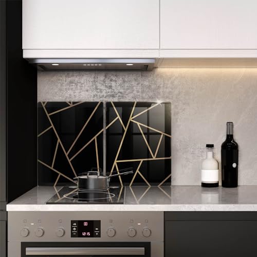 Protection plaque cuisson induction résistante aux chocs Wallfluent 2 pièces 40x52 - 4