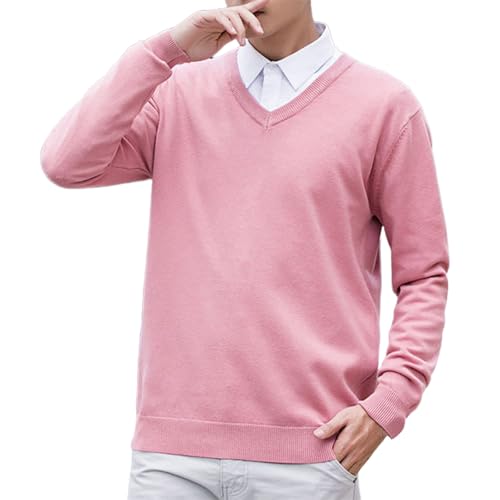 Women's Oversized Quarter Zip Sweater - Lapel Collar V-Neck Knit Pullover For Fall & Winter