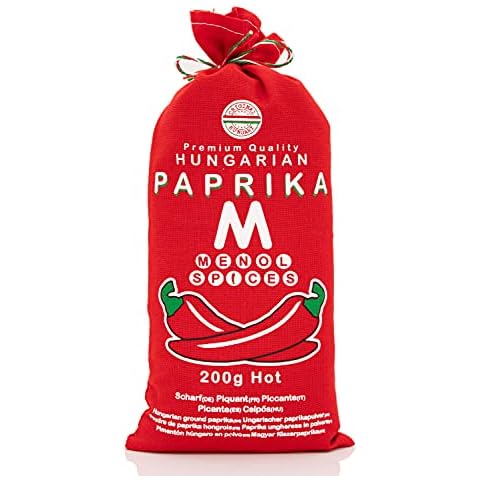 Menol Spices Authentischer Ungarische Scharf Paprikapulver Spitzenqualität Cover