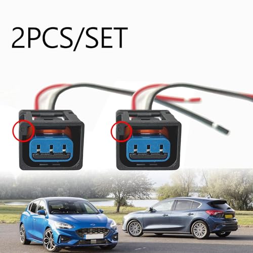 Arnés bobina encendido Mazda 2 conector 3 pines impermeable 1W7T-14A464-MA de 2 piezas 2