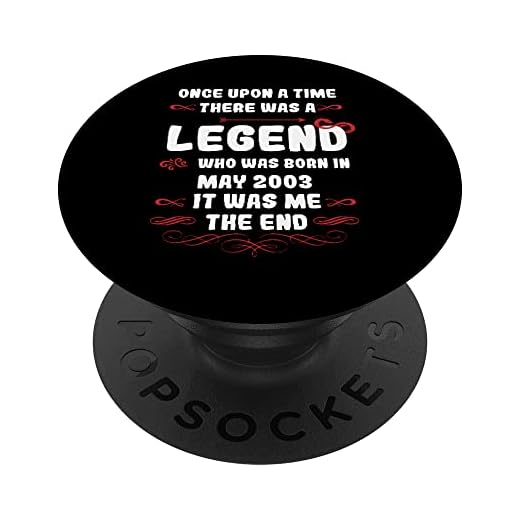 Érase una vez una leyenda. Cumpleaños de mayo de 2003 PopSockets PopGrip Intercambiable
