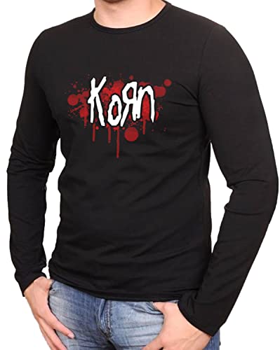 Korn Rockband Rock Music Legends Fun T-Shirts à Manches Longues – 931 -LA -SW - Les Beatles, Paul McCartney, John Lennon, RIngo Starr, George Harrison Korn Rockband Rock Music Legends Fun T-Shirts à Manches Longues - 931 -LA -SW
