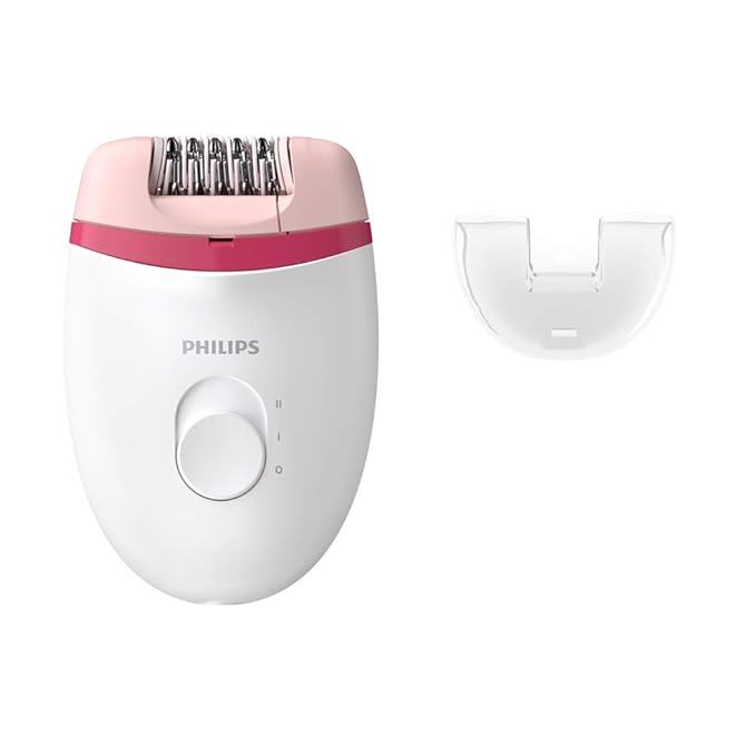 Philips BRE235/00 Corded Compact Epilator (White and Pink) for gentle hair removal at home at Rs. 2174