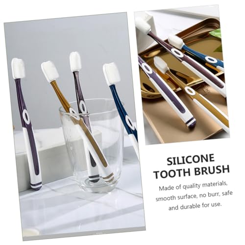 Veemoon 8 Stück Teiliges Weiche Nanofasern Zahnbürsten Ersatzköpfe für Erwachsene Verschleißfest Sanfte Borsten Kompakt und Langlebig für Täglichen Gebrauch zu Hause – Bild 3