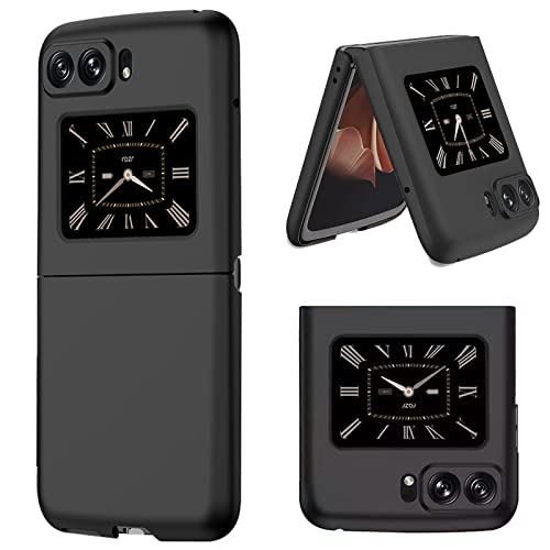 KUSINHOKA Coque pour Motorola Moto Razr 2022, [Antichoc] Rigide PC Étui de Protection, Anti-Rayures Ultra Mince Case Housse pour Motorola Razr 2022 - Noir
