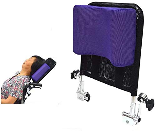 DXYAN Rollstuhl Kopfstütze Nackenstütze Bequeme Sitzrückenkissen Kissen Adjustable Polster Cover