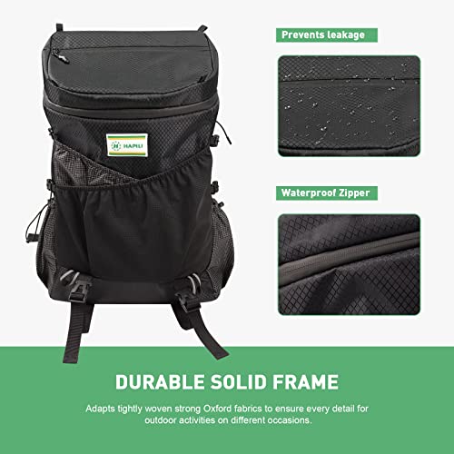 Hapili Cooler Backpack Insulated Leak Proof 60 Cans Cooler Bag, Large Capacity Lightweight，2 Insulated Comaprtments Thermal Bag Camping Hiking Beach Picnics Fishing For Men And Women #TOP3