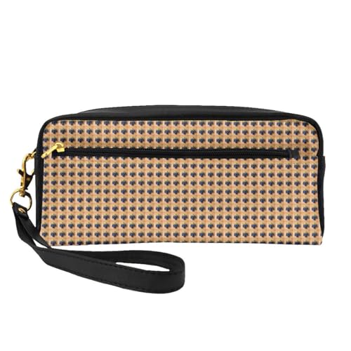 Bolsa de maquillaje portátil con estampado de uva para mujer, bolsa organizadora de cosméticos, artículos de tocador, compañero de viaje
