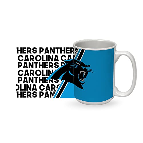 Image of Rico Industries NFL Football 15 oz White Ceramic Mug
