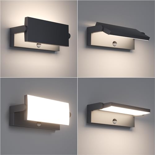 Applique exterieur avec detecteur de mouvement pour entrée sécurisée - 4