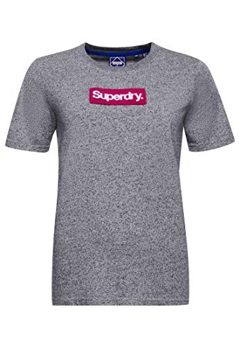 Superdry T-Shirt Cl Workwear pour Femme, Grey Slub Grindiale, S