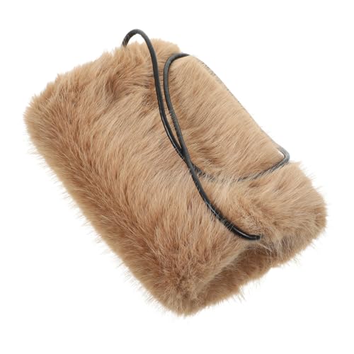 Holibanna Faux Fur Hand Muffs for Women Winter Warm Handbag Hand Warmer Muff Wedding Party Style